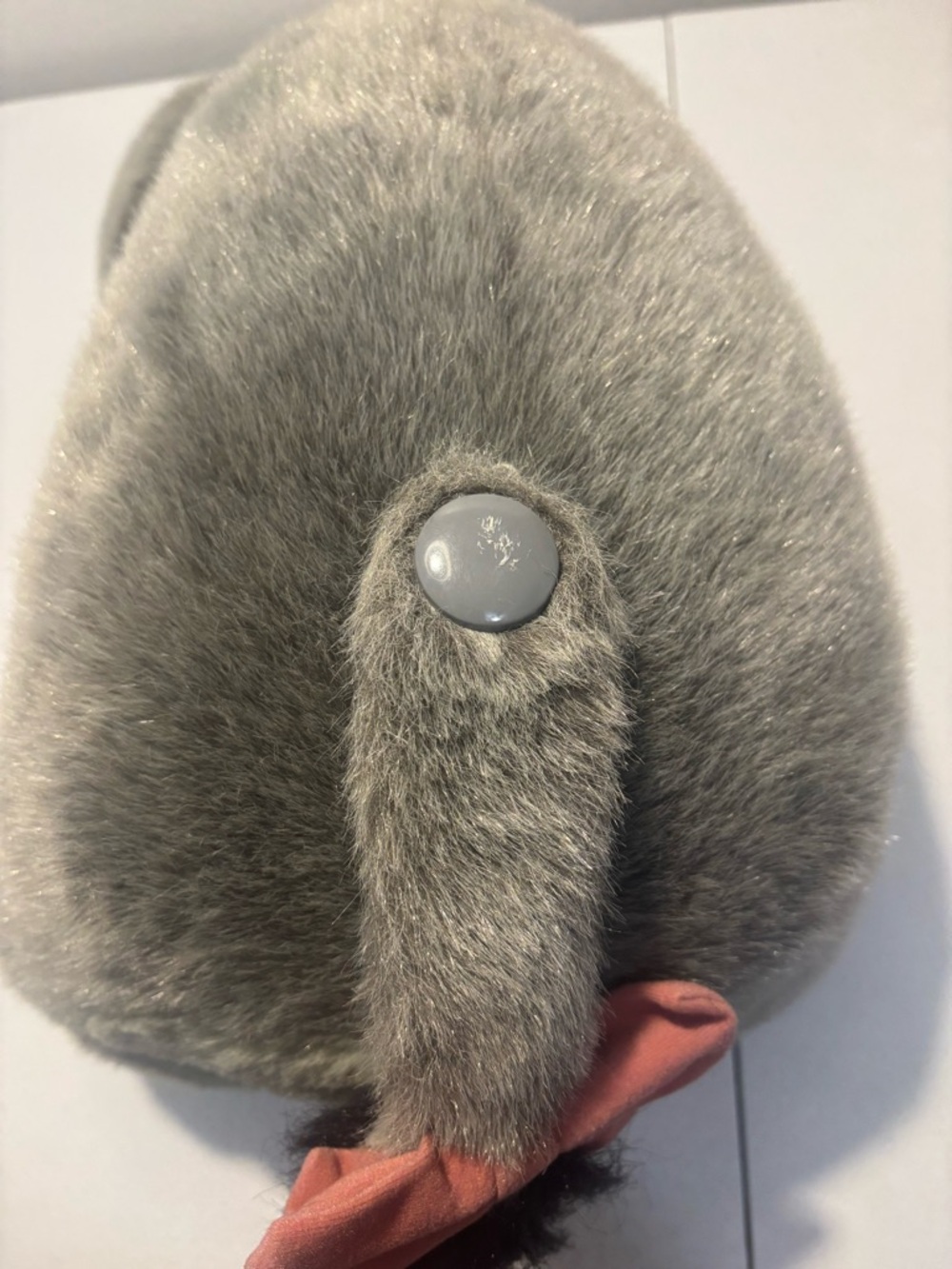 Disney Store Eeyore Plush 18" Winnie the Pooh Grey Detachable Tail - Picture 7 of 10